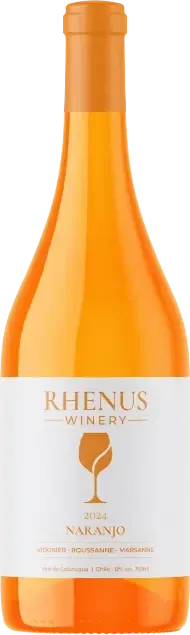 Botella de Naranjo 2024, vino naranjo de Viognier, Roussanne y Marsanne